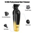 thumbnail image 2 of Cortadora de pelo VGR V-996 para hombre, inalámbrica con motor de 7000 RPM, color dorado, 2 of 8