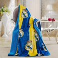thumbnail image 1 of Real Madrid Silk Touch Sherpa Lined Throw Blanket 50x60, 1 of 2