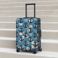 thumbnail image 5 of Uemuo Anchors Printed Washable Luggage Cover - Fashion Suitcase Protector Fits 18-32 Inch Luggage -Small, 5 of 9