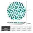 thumbnail image 2 of Salouo Green Baseball Pattern Bone China Decorative Plate,Holiday Decor Decorative Ceramic Plates with Stand Elegant Home DéCor for Hallway/Living Room/Bedroom-8in, 2 of 6