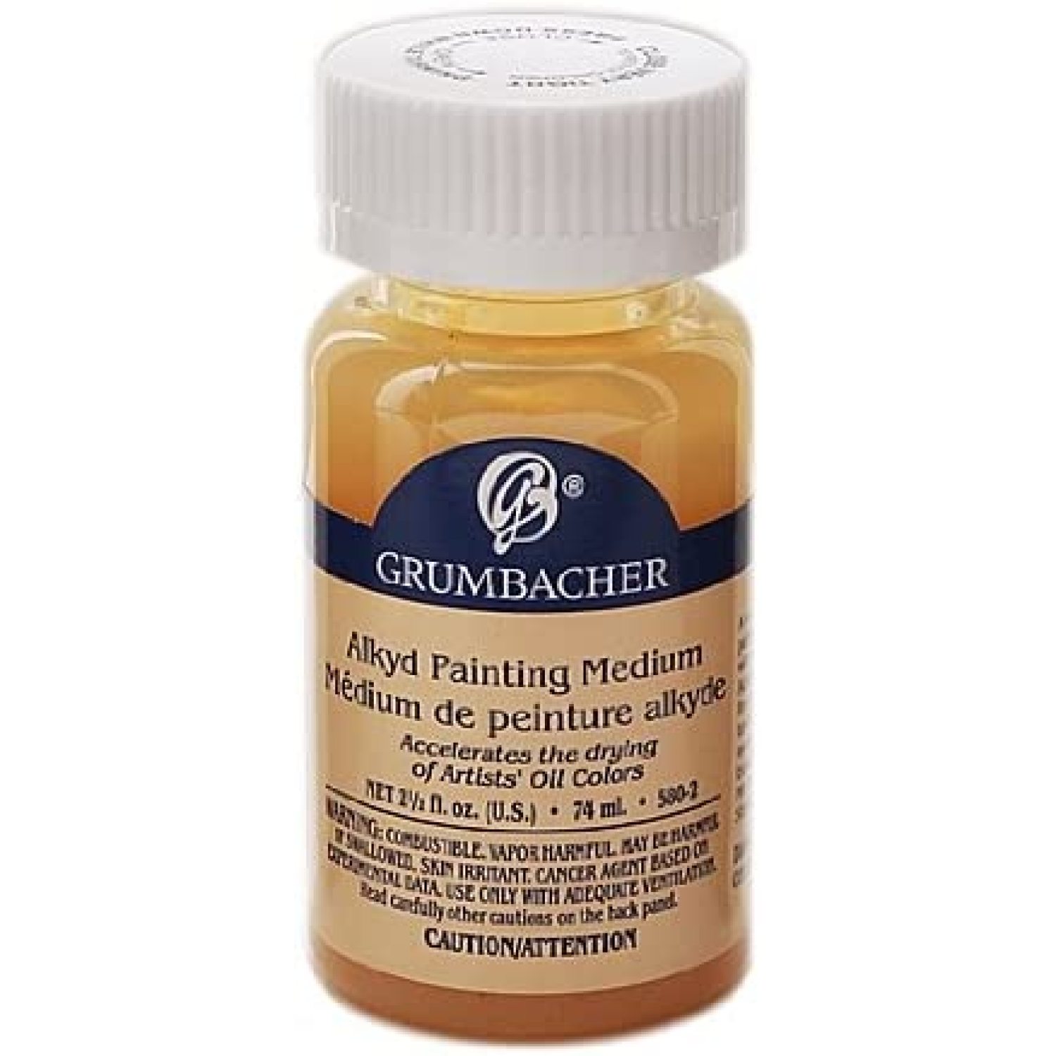 Codllyne Alkyd Painting Medium 21/2 Jar, 5802, Speeds drying time of
