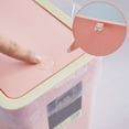 thumbnail image 4 of Bangcool Kitchen Trash Can Plastic 2.11gal Waste Bin Garbage Can with Push-button Lid, 4 of 10