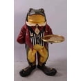 thumbnail image 3 of Large Frog Butler Statue, 3 of 9