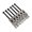 Silver, variant on 6Pcs Electric Guitar Tremolo Bridge Saddles for Guitar Tremolo Bridge Double Locking Systems Locked Saddles Easy Install