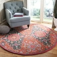 thumbnail image 2 of SAFAVIEH Heritage Dudley Floral Wool Runner Rug, Rust/Multi, 2'3" x 8', 2 of 9