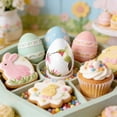 thumbnail image 4 of SIYTUAU Foam Easter Egg Decoration Set With Hand Painted Animal Patterns For Home Party Table Centerpiece Wreath Spring Holiday Decor, 4 of 6