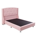 thumbnail image 3 of Box Base Cama + Cabecera Zefyr Queen Size Rosa Dicasa Zefyr Pink, 3 of 8
