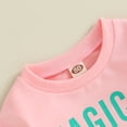 thumbnail image 5 of Bagilaanoe Toddler Baby Girl Boy Casual Sweatshirt Long Sleeve Letter Print Pullover 6M 12M 18M 24M 3T 4T Kids Spring Loose Tee Tops, 5 of 8