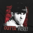 thumbnail image 2 of Three Stooges T-Shirt Get Outta Here Unisex Graphic Tee For Men & Women, 2 of 7