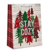 Paper Images 2Pack Accented Farmhouse Giftbag - - Stay Cozy - / Large