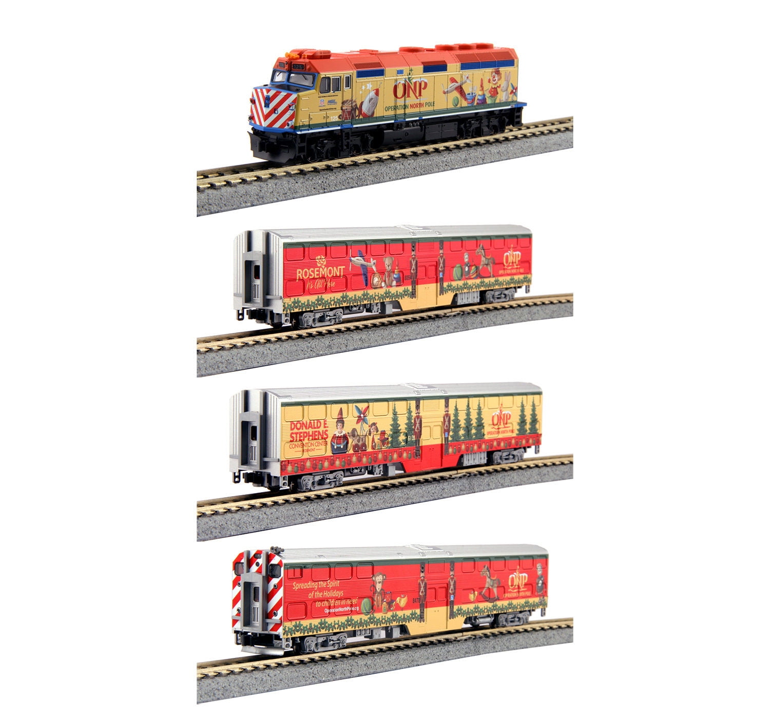 kato christmas train