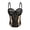 Beige, variant on Women's Floral Lace Bustier Spaghetti Strap Sheer Mesh Corset Top Sleeveless Spaghetti-Strap Zipper Bodysuit Cami