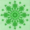 thumbnail image 1 of Ahgly Tapis d'Intérieur Lavable en Machine Carré Vert, 8 Pieds Carré, 1 of 7