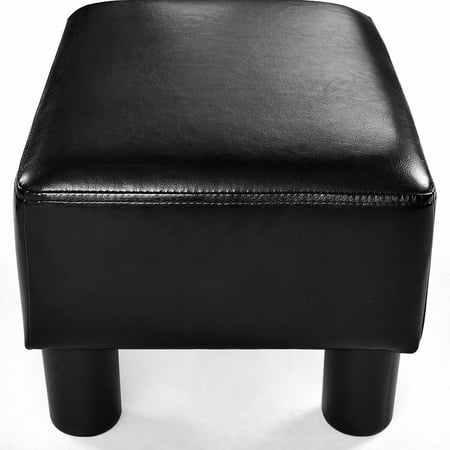 Small Ottoman Footrest Pu Leather, Small Leather Stool