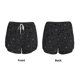 thumbnail image 3 of Balery Spider Web Black Pantalones cortos deportivos para mujer con forro y dos bolsillos, elásticos, para entrenamiento, gimnasio, yoga-XX-Large, 3 of 7