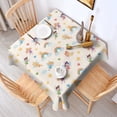 thumbnail image 2 of Pastel Fairy Rainbow Pattern Square Tablecloth,Waterproof Square Table Cover,Wipeable Spillproof Washable Table Cover for Home Kitchen Party Decor 52"x52"(132x132cm), 2 of 6