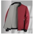 thumbnail image 4 of Guluxicc Bomber Jackets for Men Full Zipper Long Sleeve Business Casual Jackets for Everyday Work Wear Spring Summer Casual Jackets, 4 of 9
