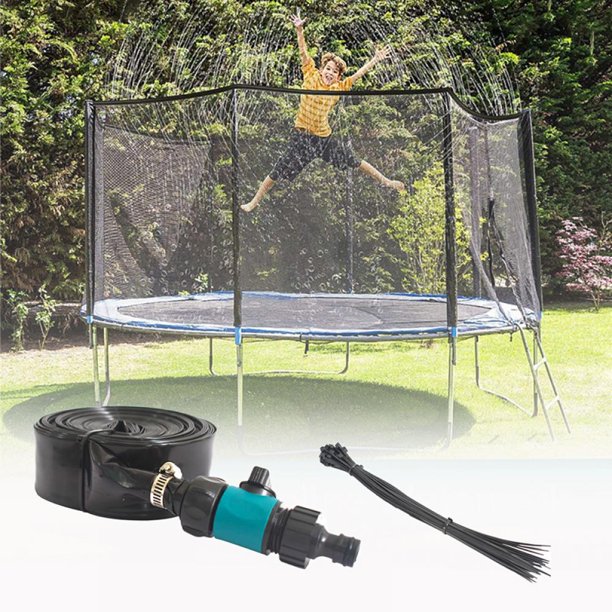 EleaEleanor Trampoline Sprinkler, Trampoline Spray Water Park Fun