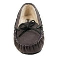 thumbnail image 4 of Minnetonka Womens Cally Wide Moccasin, Grey, Size 5 Wide, 4 of 5