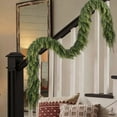 thumbnail image 7 of Realistic Artificial Christmas Cedar Garland with Real Touch Faux Pine Needles for Holiday Fireplace Mantle, Staircase, Door, Window, Table, Indoor Outdoor Decor, Thick Lush Greenery Garland, 7 of 7