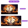 thumbnail image 5 of Mummy Abyssinian Happy Halloween with Pumpkins Bats Spooky Fun Desk Mat Full Keyboard Mouse Pad Cat Lover Kitten Owner Gifts Large Mousepad - 00019, 5 of 5
