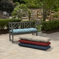 thumbnail image 6 of ARDEN Oceantex Outdoor Plush Classic Tufted Bench Cushion 48 x 18, Sky Blue, 6 of 7