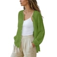 thumbnail image 5 of Sun Protection Shirt Thin Shirts for Women Lightweight Beach s for Women Full Zip Outdoor Hiking Running Long Sleeve Active Shirts,Green,XL, 5 of 8