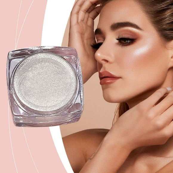 Fiudx Polvo de Perla Brillante, Iluminador Enhance Glow Dream Blooms, Rubor Define Shape Cowboy Pinks, Maquillaje En Polvo de Larga Duración, Uso Diario, Diseño Ideal para Viajes, Tamaño Compacto par