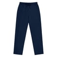 thumbnail image 5 of Horkkom Mens Linen Pants Elastic Waist Solid Color Pants Summer Breathable Casual Pants with Pockets Drawstring S, 5 of 7