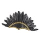 thumbnail image 5 of Diadema de plumas Yuyangstore tocado de plumas negro, 5 of 8