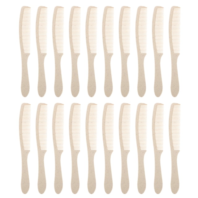 Miangastore 50 Sets Disposable Combs Handle Hair Combs Portable Hotel Combs with Covers