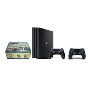 Sony PlayStation 4 Pro 1TB Gaming Console - Wireless Game Pad - Black with Choice of DualShock 4 Controller and Free CultureFly Fallout Collectible Box, FALLOUTBOX18