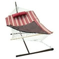 thumbnail image 2 of Cotton Rope Hammock, Stand, Pad and Pillow Combination, 2 of 4