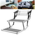 thumbnail image 1 of Manual Double Step, Double Steps The Corners Are Rounded To Prevent Scratches  For RV And Other Modified Vehicles, 1 of 8