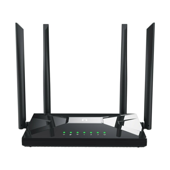 Router Inalámbrico Netis NC65 de Doble Banda, Wireless AC (Wi-Fi 5), 4 Antenas, Color Negro.