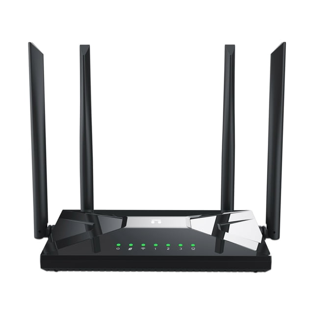 Router Inalámbrico Netis NC65 de Doble Banda, Wireless AC (Wi-Fi 5), 4 Antenas, Color Negro.