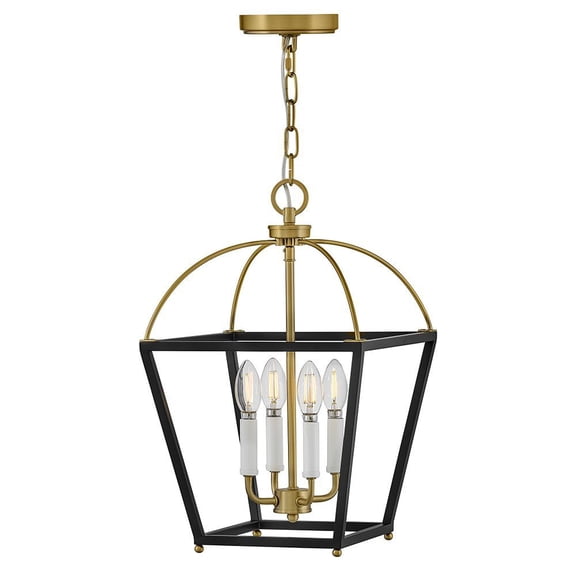 84277BK-LCB Lark Tate - 20W 4 LED Medium Pendant-19.25 Inch Tall and 12 Inch Wide