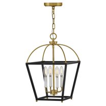84277BK-LCB Lark Tate - 20W 4 LED Medium Pendant-19.25 Inch Tall and 12 Inch Wide