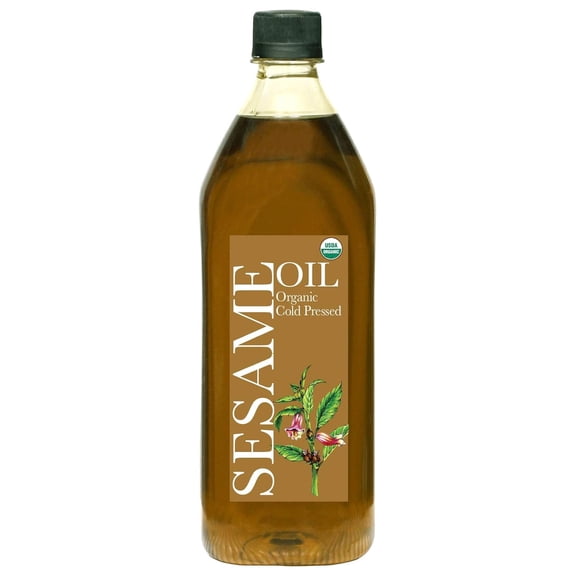 Daana Sesame Oil: CERTIFIED USDA ORGANIC, EXTRA VIRGIN, COLD PRESSED, 34 fl oz