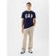 thumbnail image 2 of Camiseta clásica con logo GAP para hombre, azul, talla S, paquete de 2, 2 of 3
