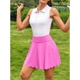 thumbnail image 7 of Charmo Womens High Waisted Sport Skirts Scallped Trim Athletic Tennise Skirts with Pockets, 7 of 7