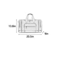 thumbnail image 3 of Frontwalk Men Travel Duffel Bag Crossbody Weekender Luggage Large Capacity Carry On Gym Bags Multi Pockets Women Khaki, 3 of 3