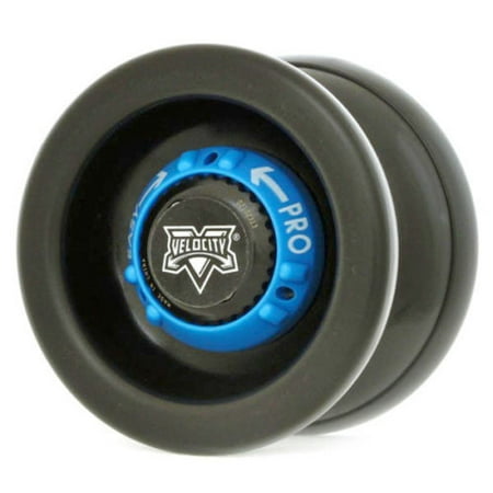 Velocity Black YoYo From The YoYo Factory With Blue (Best Yoyo For 6 Year Old)