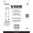 thumbnail image 2 of Pilot 3pk VBoard Master Dry Erase Markers Chisel Tip Black Ink with Bonus Refills: Refillable Whiteboard Markers Set, 2 of 5