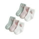 thumbnail image 3 of 3 pares de calcetines adorables para niños Calcetines de primavera y otoño de dibujos animados Medias de algodón suave para bebés Calzado transpirable (rábano, talla XS, 0-6 meses), 3 of 4