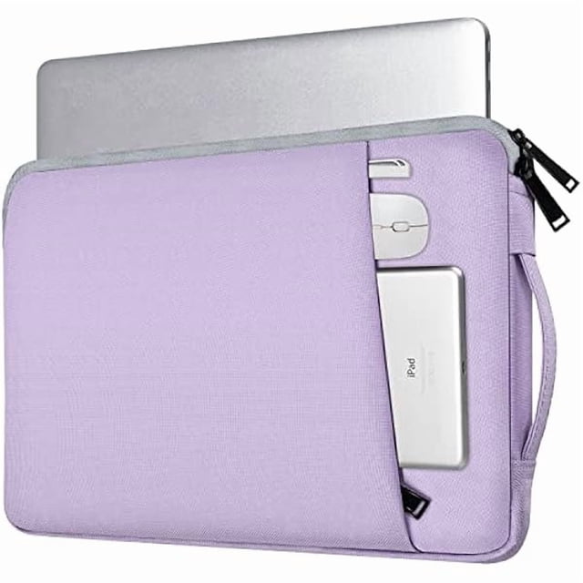 Chenchen 13 Inch Laptop Sleeve Case for 13-inch New MacBook Air M5 A3449 M4 A3240 2025 2026,13 13.6 Inch MacBook Air 13 M3/M2/M1 2020-2024, Computer Carrying Bag with Handle, Purple