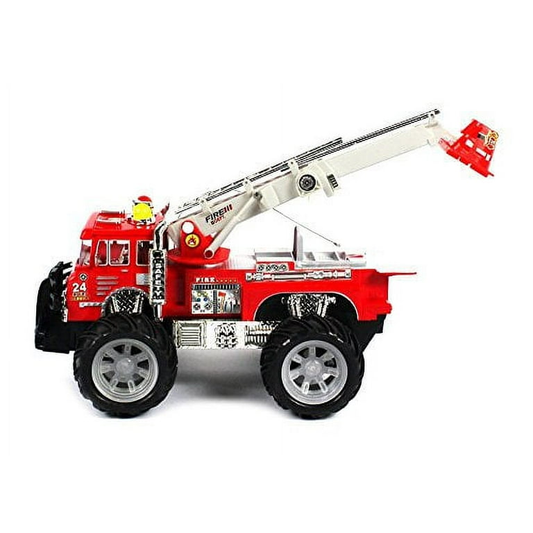 24 Hour Fire Dept. Remote Control Truck 1:16 Scale Size Rescue