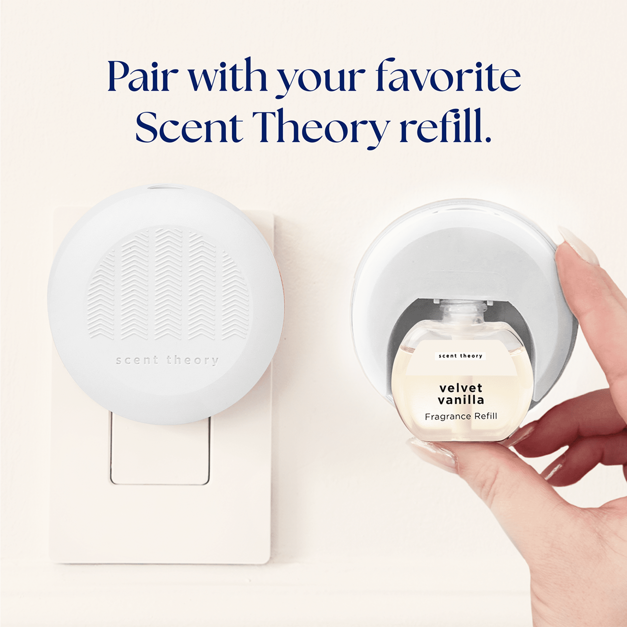 Scent Theory Fragrance Diffuser Refills, Velvet Vanilla, 0.67 oz, 2 Pack