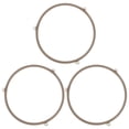 thumbnail image 1 of Microwave Oven Turntable Ring Set White Plastic High Temperature Resistance 3PCS, 1 of 9