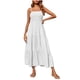 thumbnail image 1 of Vestidos Para Mujer Vestido Maxi Vestido Bohemio Correa Escalonada Playa Larga Sol Sin Mangas Vestido Sólido Odeerbi  ODB171436, 1 of 7